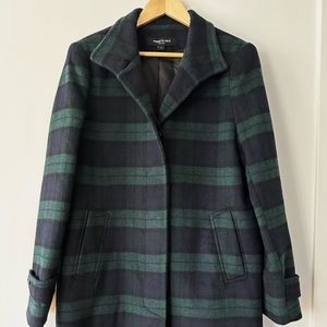 Kenneth Cole Women Plaid Coat